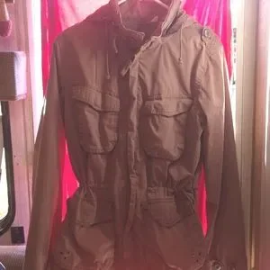 H M Jackets Coats Hm Safari Jacket Poshmark